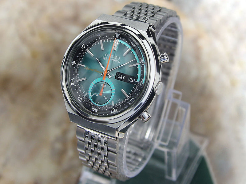 Seiko 5 Sports Speed Timer 6139 7060 Men's Historic 1975 Investment Grade Watch