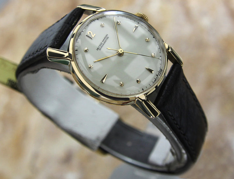 Ulysse Nardin Swiss Made Mens 30mm Automatic 1960 Rare Vintage Watch