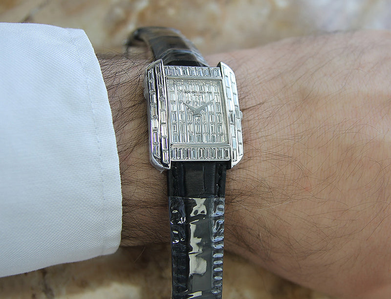 Vacheron Constantin White Gold and Diamond Set Watch
