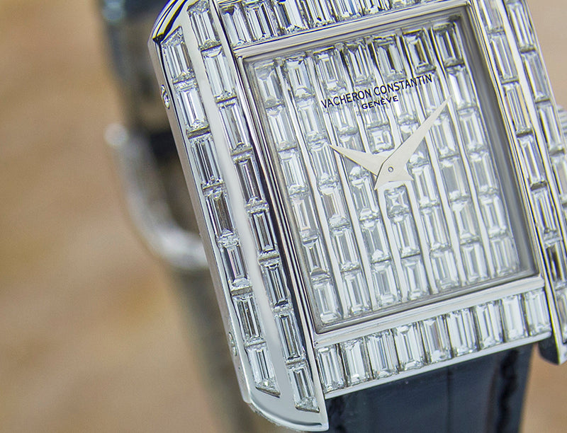 Vacheron Constantin White Gold and Diamond Set Watch