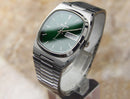 1980s Bulova Day Date 34mm Men's Dress Watch
