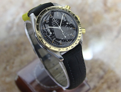 Omega Speedmaster 18k Gold Men's Chronograph Watch