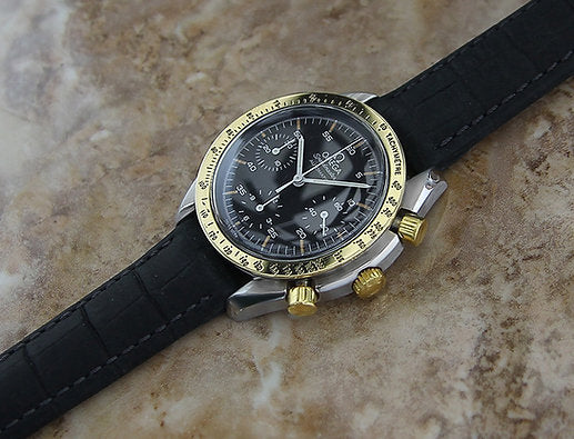 Omega Speedmaster 18k Gold Men's Chronograph Watch